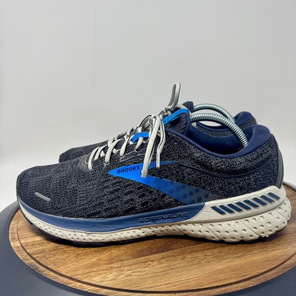 Brooks Adrenaline 21 110491D402 Grey/Blue Men's Size 11D - Picture 6 of 8